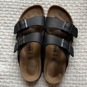 Birkenstock Black Two Strap Sandals